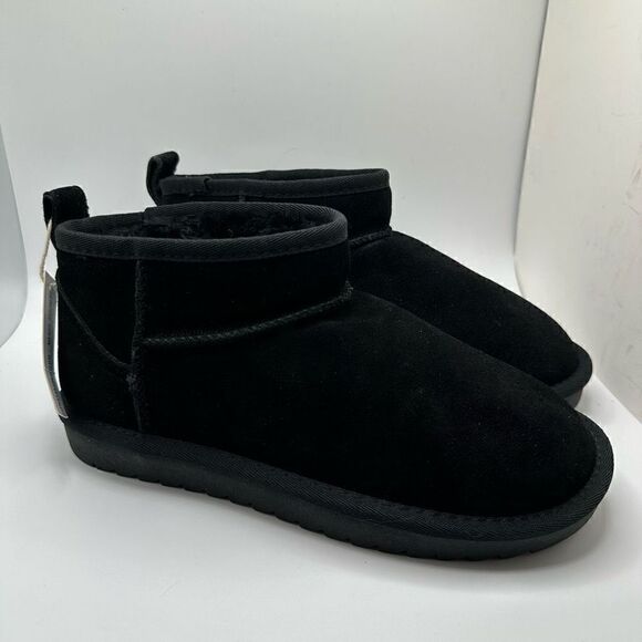 CUSHIONAIRE Women's pull on boot 8.5 BLACK - Picture 1 of 7